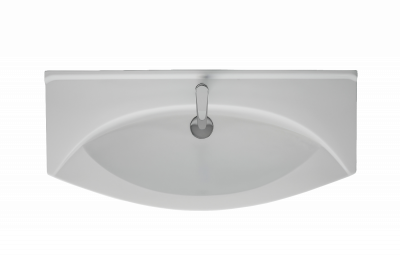 Мебельный умывальник Dreja LAGUNA 105 см, белая керамика