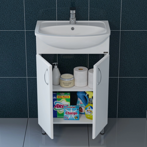 Тумба для умывальника напольная СаНта "Уют-55" (под умывальник Уют 55)