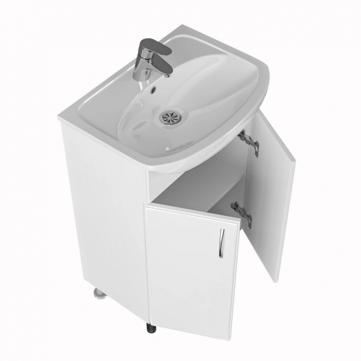 Тумба для умывальника напольная СаНта "Уют-55" (под умывальник Уют 55)