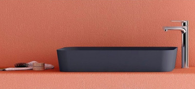 Раковина-чаша Creavit Ultra 60 UL060-00AM00E-0000 антрацит матовая прямоугольная