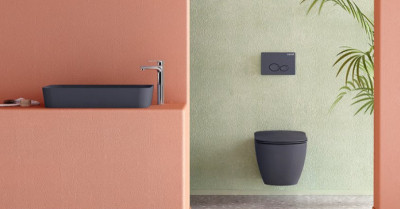 Раковина-чаша Creavit Ultra 60 UL060-00AM00E-0000 антрацит матовая прямоугольная