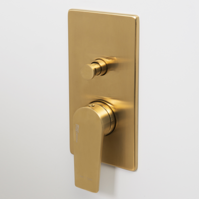 WasserKRAFT Aisch 5561 смеситель для ванны и душа, матовое золото