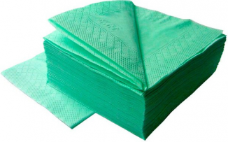 Салфетки Lime 2-сл 33х33см, 250шт, св.зеленые, 1/8