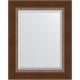 Зеркало настенное Evoform Exclusive 52х42 BY 1359 с фацетом в багетной раме Орех 65 мм  (BY 1359)