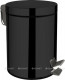 Ведро для мусора Aquanet 8072MB 5 литров черный напольное (00241920)  (00241920)
