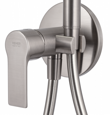 Гигиенический душ со смесителем Remer Energy EY65WXV, сталь