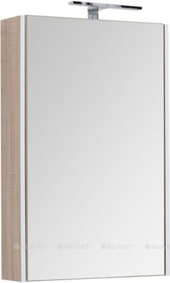 Зеркало-шкаф в ванную Aquanet Августа 58 дуб сонома (00210009)