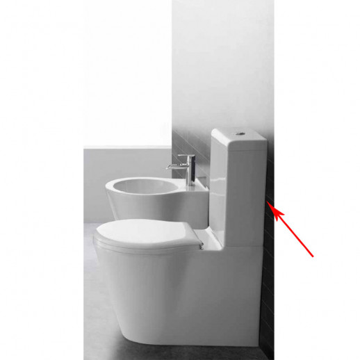 CERAMICA ALA ROAD 16CM бачок для унитаза, белый