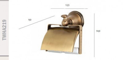 Tiffany World Harmony TWHA219br держатель для туалетной бумаги с крышкой, бронза