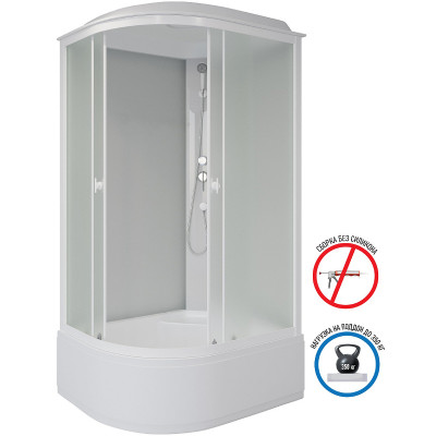 Душевая кабина Niagara Promo 120x80 R P120/80/40R/MT асимметричная