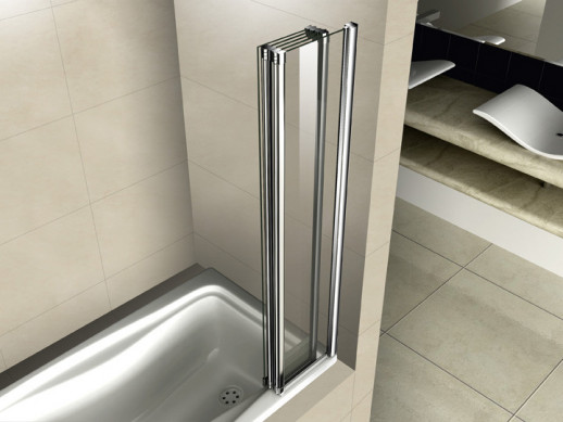 Шторка на ванну CEZARES PRATICO-V-5-120/140-P-Cr-R