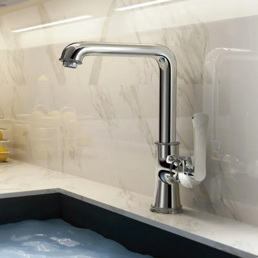 Смеситель для кухни Haiba HB70181 (латунь) хром