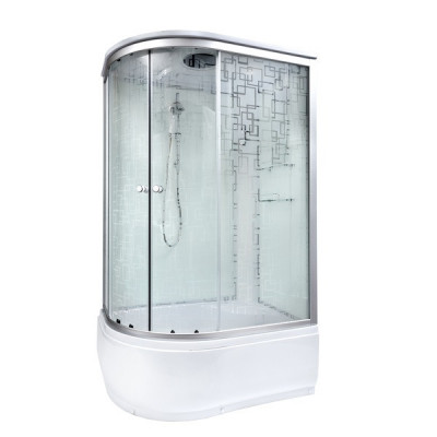 Душевая кабина без г/м Deto ЕМ 4511 110х80 см, поддон 45 см