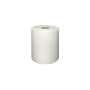 Бумажные полотенца ц.вытяжка 1-слойные белые "ОПТИМУМ МАКСИ" (6х240м.) MERIDA BP3301