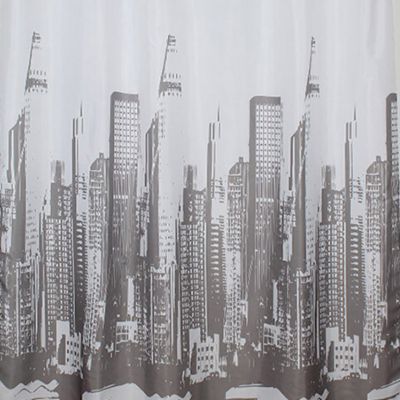 GFmark шторка для ванной ГОРОДА без колец, 180 см x180 см, полиэстэр