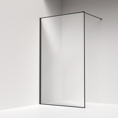 Душевая перегородка Iddis Slide 110 SLI8GS1i23 пр-ль графит стекло прозрачное