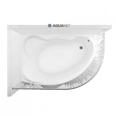 Aquanet Graciosa 00176891 карниз на ванну дуга 150 см, хром