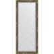 Зеркало настенное Evoform ExclusiveG 153х63 BY 4135 с гравировкой в багетной раме Старое дерево с плетением 70 мм  (BY 4135)
