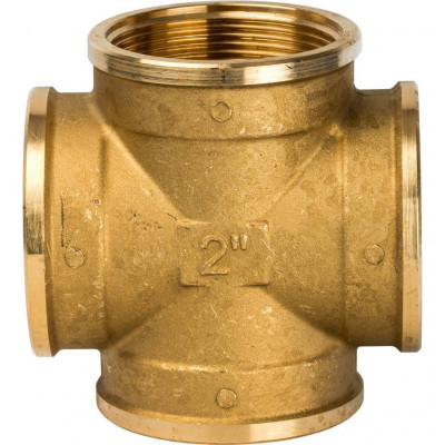 Крестовина STOUT латунь резьбовая ВВ 2" SFT-0030-000002