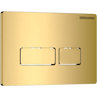 Клавиша смыва Grossman Pragma 700.K31.03.300.300 золото ABS-пластик