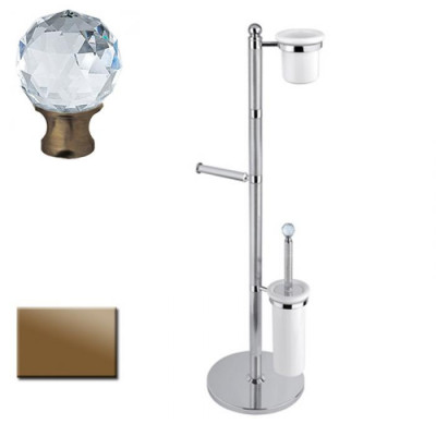 Стойка напольная Cezares Olimp WCS-03/24-Sw цвет золото, ручки Swarovski