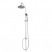 Bravat Fit -R D283CP-2-RUS душевая колонка без смесителям, хром