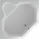 Акриловая ванна Aquatek Лира четверть круга 148x148 (без гидромассажа) LIR150-0000011  (LIR150-0000011)