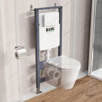 Инсталляция рамная IDDIS Profix для подвесного унитаза универсальная (PRO0000i32), стиль традиционный