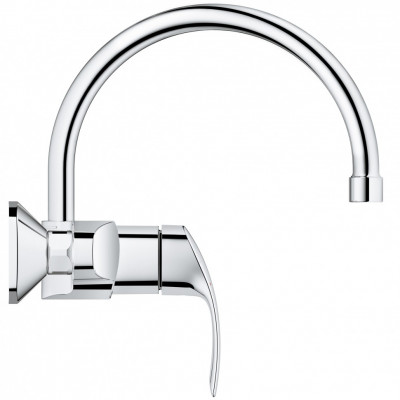 Смеситель для кухни GROHE Eurosmart new, настенный с высоким изливом, хром (32482002)