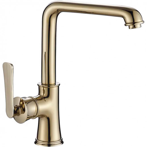 Смеситель для кухни Haiba HB70181-5 (латунь) золото