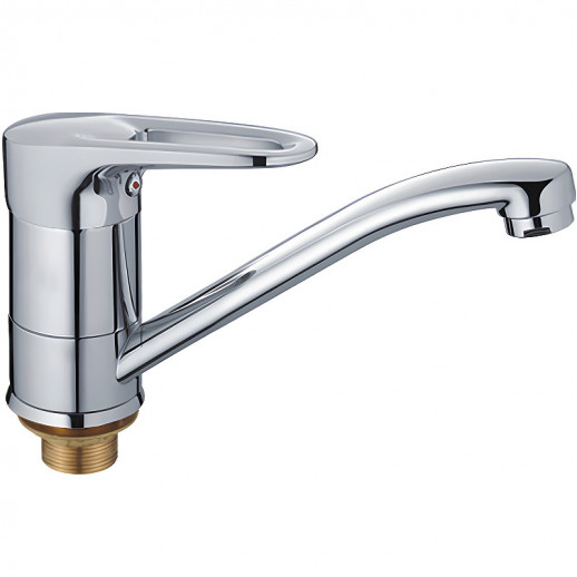 Однорычажный смеситель для раковины Haiba HB4568-2 с поворотным изливом (латунь) хром