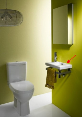 JACOB DELAFON Odeon Up E4759G-00 раковина подвесная 40 см х 25 см, белая