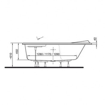 RAVAK ROSA CY55000000 Опорная конструкция универсальная