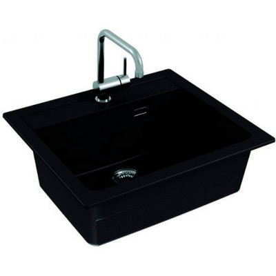 Мойка для кухни Alveus Granital Atrox 30 Carbon G91 590x500 1131996 угольная прямоугольная искусственный гранит
