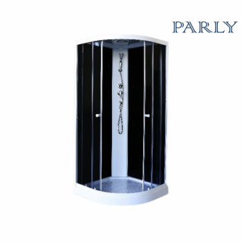 Душевая кабина Parly Classic Эконом EC831 80х80см, сектор, черный