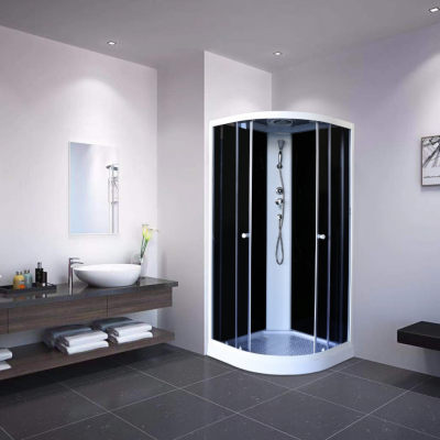 Душевая кабина Parly Classic Эконом EC831 80х80см, сектор, черный