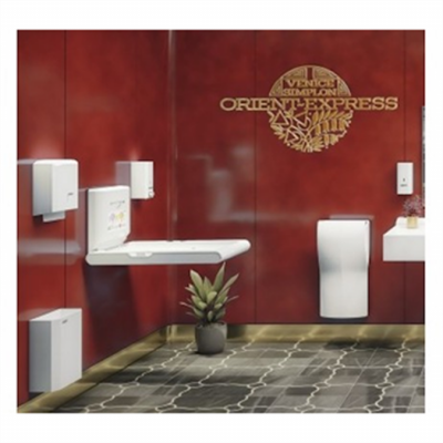 Mediclinics CP0016V пеленальный столик для общественных мест, вертикальный, бактериально-устойчивый полипропилен