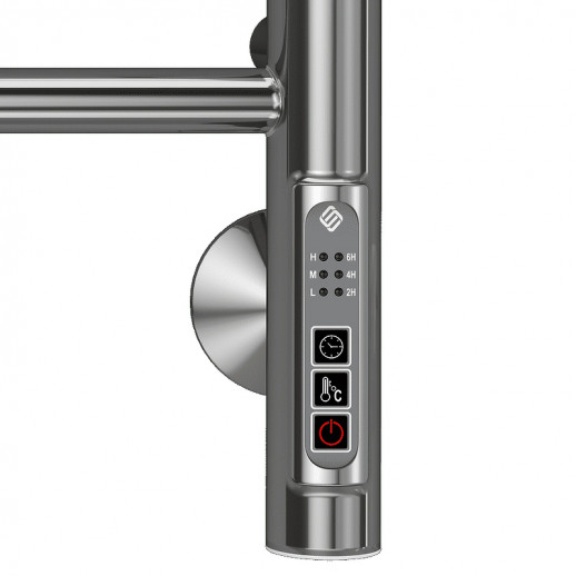 Полотенцесушитель электрический Terminus Аврора П8 500х850 4670078531179 хром лесенка