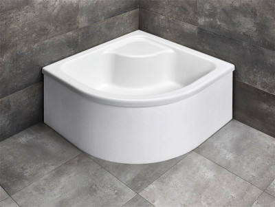Акриловый поддон для душа Radaway Naxos A 80x80x41 белый четверть круга