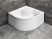 Акриловый поддон для душа Radaway Naxos A 80x80x41 белый четверть круга