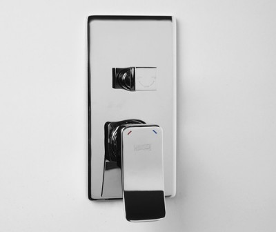 WasserKRAFT Aller 10641 встраиваемый смеситель для ванны и душа, хром
