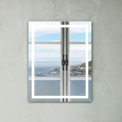 Зеркало AM.PM Gem 55 M91AMOX0551WG с подсветкой с механическим выключателем