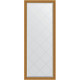 Зеркало напольное Evoform ExclusiveG Floor 198х78 BY 6301 с гравировкой в багетной раме Состаренное золото с плетением 70 мм  (BY 6301)