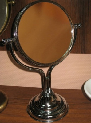 Зеркало косметическое настольное MIGLIORE Mirella 17240, хром