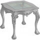 Столик для ванной Migliore Retro 53 21821 со стеклянной столешницей серебро  (21821)