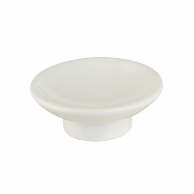 Мыльница и стакан в настольном держателе MIGLIORE Mirella 17325, керамика/золото