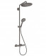 Душевая система Hansgrohe Croma Select S Showerpipe EcoSmart 26891340 с термостатом (черный хром )  (26891340)