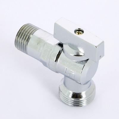 Кран шаровой НН UNI-FITT для подключения стиральных/посудомоечных машин 1/2"х3/4" хромированный (181C2300)