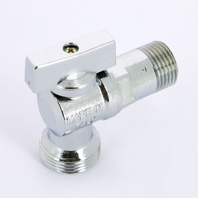 Кран шаровой НН UNI-FITT для подключения стиральных/посудомоечных машин 1/2"х3/4" хромированный (181C2300)