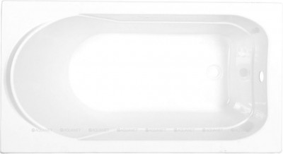 Акриловая ванна Aquanet West 120x70 с каркасом пристенная прямоугольная (00205558)